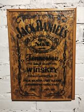 Rustic Jack Daniels Whiskey Wooden Wall Sign | Perfect For Pub/Bar/Man Cave 