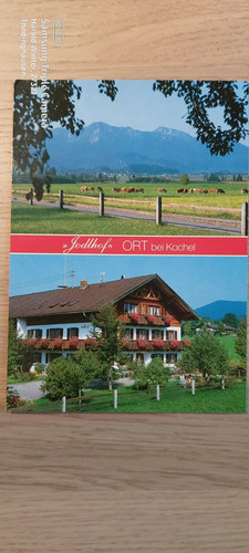 Postcard jodlhof place kochel - jodlhof,