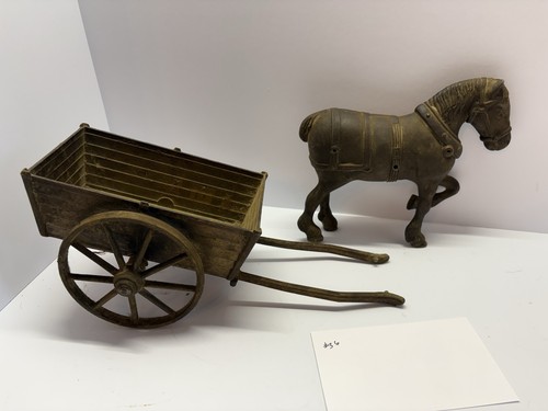 Brass horse and - brass,
