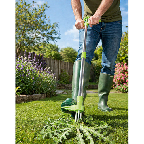 Bend weed puller long - puller,