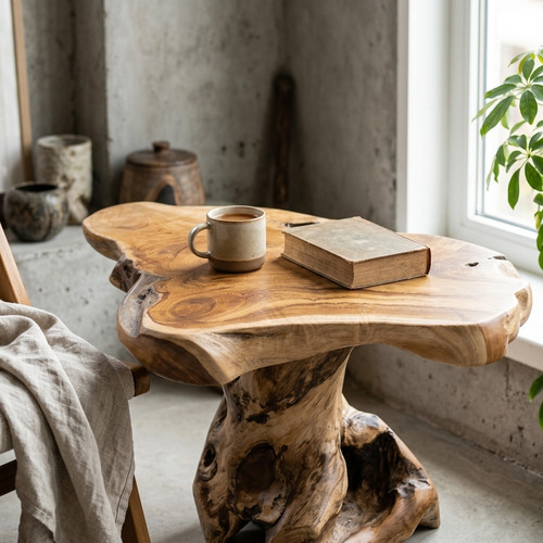 Solid wood coffee - solid,