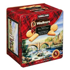 Kirkland Signature Walkers Premium Shortbread Selection Biscuit Gift Tin 2.1kg