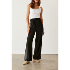 Elie Tahari black wide-leg