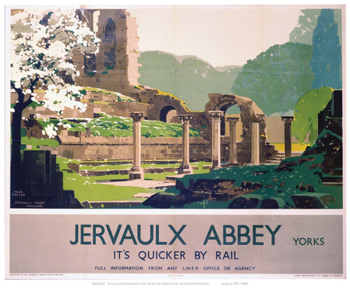 Vintage jervaulx abbey - vintage,