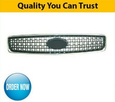 Ford Fusion Front Grille Centre Radiator W/ Chrome Frame 2006-2012 UK Seller New