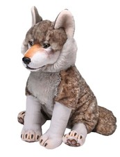 WOLF SOFT TEDDY BEAR TOY WILD REPUBLIC ARTIST COLLECTION CUDDLY