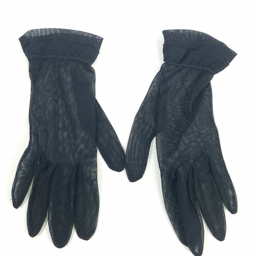 Vintage womens gloves navy - vintage,