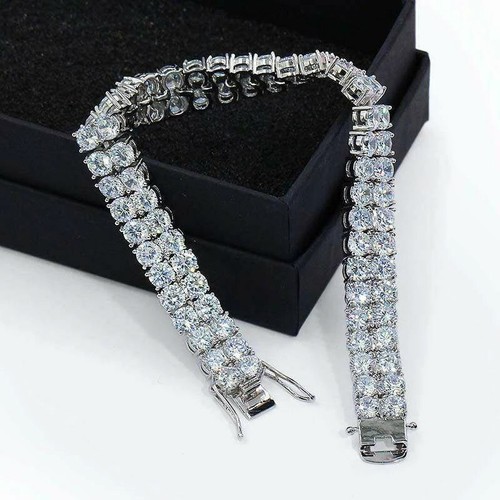 White gold finish men - 's, double