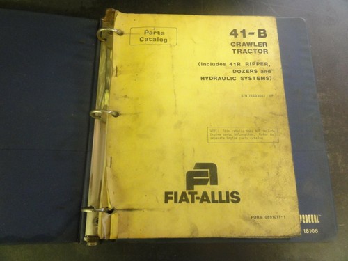 Fiat allis crawler - fiat-allis, 41-b