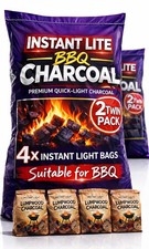 4 x 1.25kg Instant Light BBQ