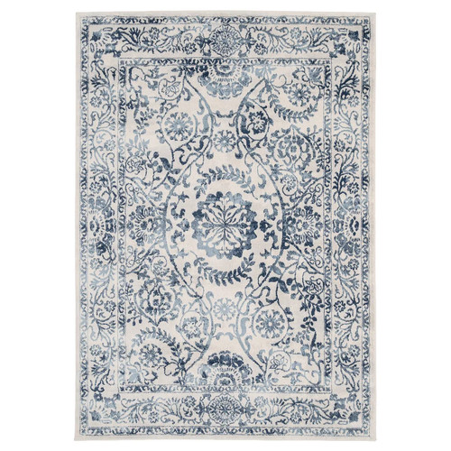 Vintage blue medallion area - vintage,