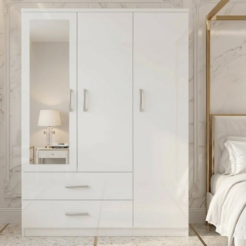 Door mirrored triple - door,