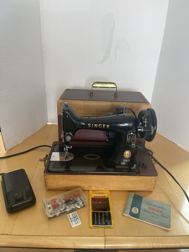 Antique singer portable sewing - antique,