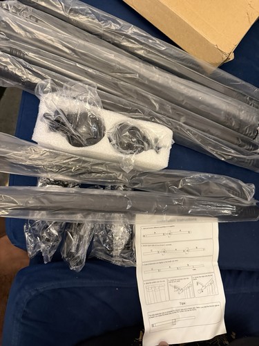 Extendable 7ft curtain poles - extendable,
