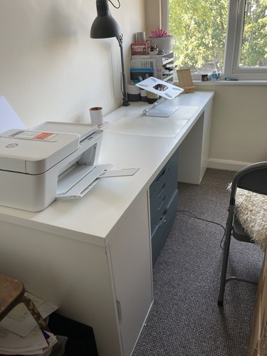 Ikea desk setup alex - setup,