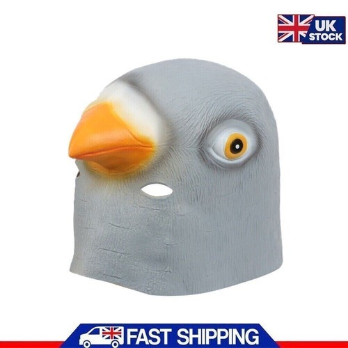 Pigeon head mask - mask, creepy