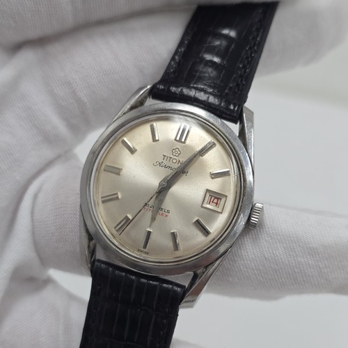 Stainless steel swiss titoni - steel,