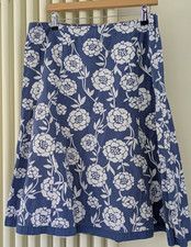 Boden 16L Blue Floral A Line