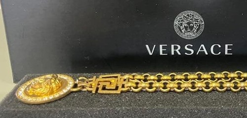 Versace necklace gold - versace,