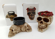 Skull Gothic Tea Light Holders