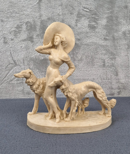Vtg santini sculpture art deco - vtg,