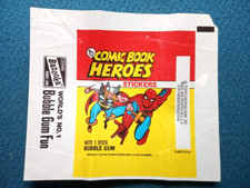 Comic book heroes bubblegum - book,
