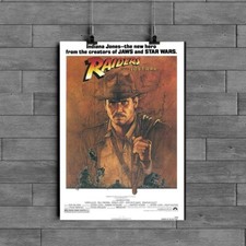 Indiana Jones 2 Poster Glossy 240gsm Size A1 A2 A3 A4 Framed &Unframed