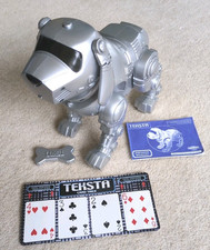 Teksta Robot Dog Card Tricks Interactive Electronic Pet with Bone & Manual