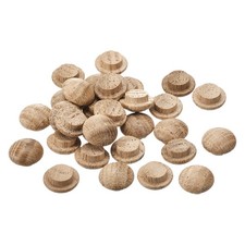 Wood Plugs, 30Pcs 15 x 10 mm -
