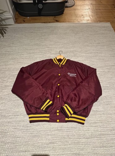 Vintage burgundy varsity