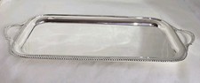 Vintage Sterling silver Sandwich Tray . Birmingham 1970. By Barker Ellis & Co. 