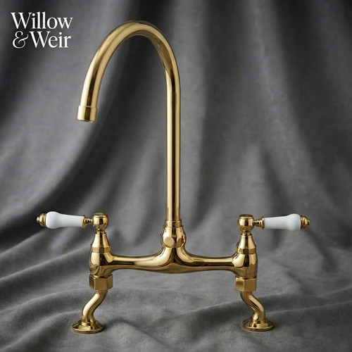 Antique gold bridge kitchen - antique,