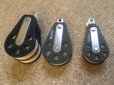 3 x Barton sailing dinghy block bundle (large sheet blocks)