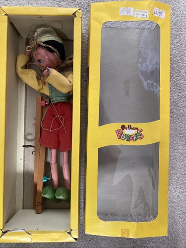 Vintage string pelham puppet - string,