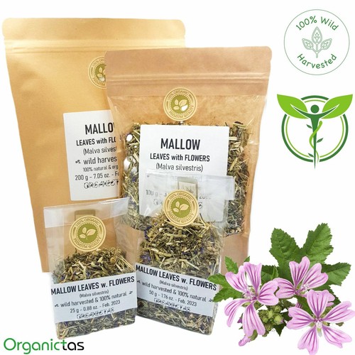 Natural mallow leaf flower - leaf,