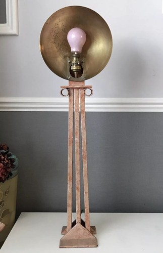 Vintage alfrank table - , lamp