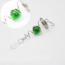 Spiral Wind Spinners with Crystal Ball Home Garden Hanging Decor