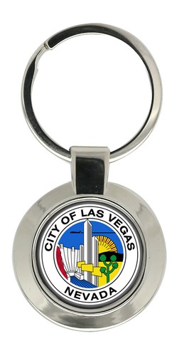 Las vegas key ring - las,