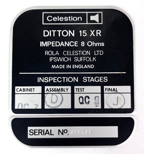 Celestion ditton 15xr - ditton,