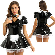 Womens Wet Look PVC Leather