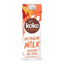 Koko Unsweetened No Sugar 1L x 12 | UHT Ambient Long Life