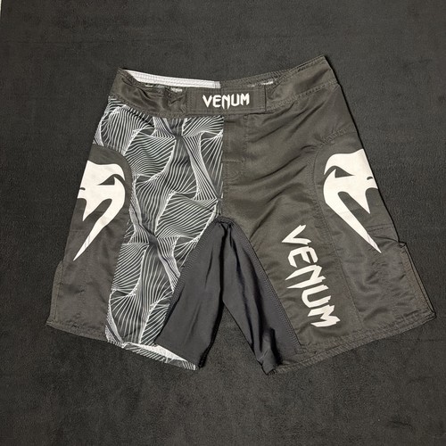 Venum mma fight shorts black - venum,