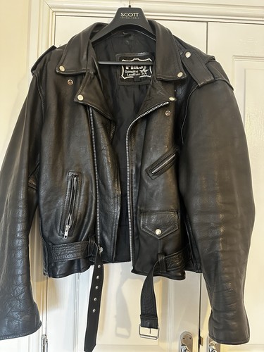 80s vintage leather bike - vintage,