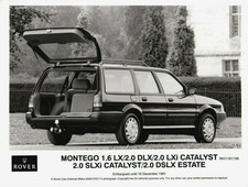 Rover Montego Estate LX & SLX 1991-1992 Original UK Press Photograph Rear 3/4