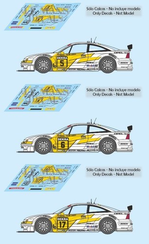 Decals opel calibra dtm - decals, v6
