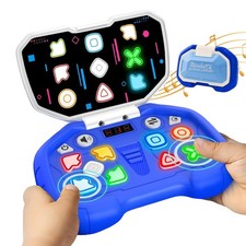 Blue Handheld Puzzle Game