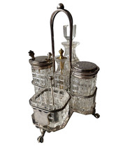 Vintage 12 Piece Silver Cruet
