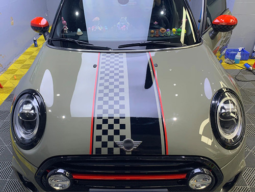 Mini cooper bonnet and boot - and,