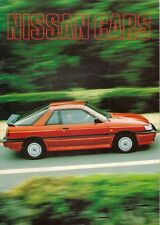 Nissan Range 1986-87 UK Brochure Micra Sunny Bluebird Silvia Laurel 300C 300ZX