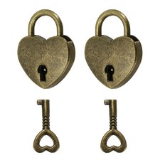 Mini Heart Lock with Key